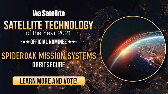 OrbitSecure Nominated for Via Satellite’s 2021 Satellite Technology of the Year Award